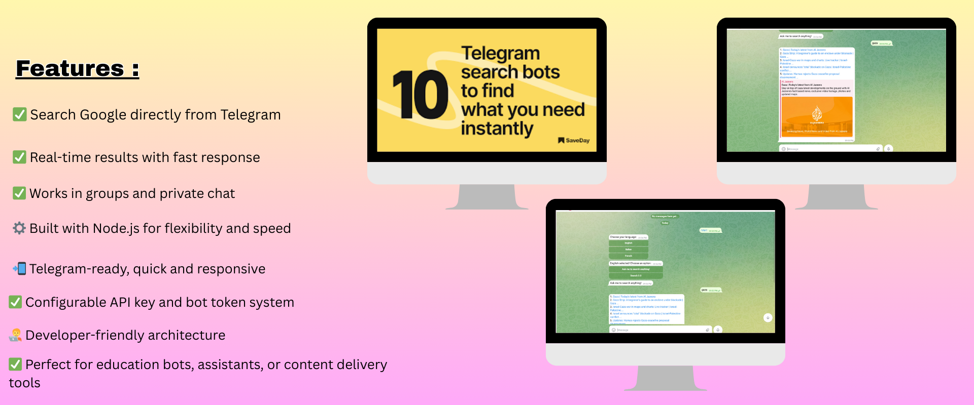 🔎 Google Search Telegram Bot